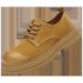 European Warm Series Men's Work Spring Autumn Surface Matte Large Toe Casual Leather Shoes British Style Height Increasing Thick Sole Low Top_vogvips.com