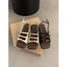 Women's Fashion Sandals Summer 2025 New Vintage French Fairy Style Beach Seaside Travel Soft Flat Roman Shoes_vogvips.com