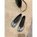 Pig's Cowhide Split Toe Women's Summer Flat Shallow Mouth Single Ballet Horse Hoof Shoes Grape Mom Same Style Slip-On_vogvips.com