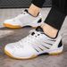 Badminton Shoes For Men And Women, Ultra-Light Breathable Non-Slip Shock-Absorbing Student Shoes, Professional Volleyball Training Shoes_vogvips.com