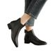 Leather French Pointed Toe Short Women, Ankle Low Heel, Spring And Autumn Single Boots, Soft Sole, Winter Fleece-Lined_vogvips.com