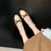 2026 New French Country Style Color-Block Vintage Bow Shallow Flat Loafers For Women In Autumn Soft Leather_vogvips.com