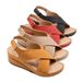 Summer Sandals New Slope Heel Thick Sole Hollow Women's Mom Shoes Large_vogvips.com