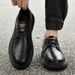 Large Size Leather Shoes Men's Velvet Thermal Tooling Locomotive Boots Short Boots Casual Martin Boots_vogvips.com