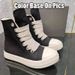 Women's High Top Casual Sneakers Thick Sole Side Zipper Lace-Up Height Increasing Trendy Versatile Shoes_vogvips.com