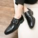 Cross-Border New Men's Leather 48 British Korean Version Casual Large Size European And American Retro Hairstylist Groom_vogvips.com