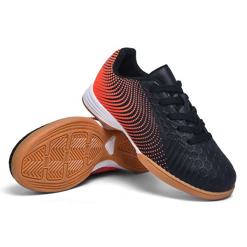 New Indoor Youth Cowhide Sole Shoes, 5-a-side Flat Bottomed Football Shoes_vogvips.com