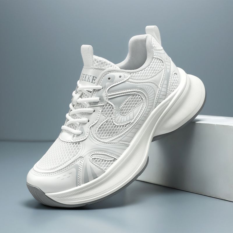 SMVP Breathable Mesh Thick-soled Height-increasing Dad Shoes, Sports And Casual Men's Shoes_vogvips.com