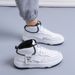 High Top White For Women New Autumn And Winter High Street Flat Bottom Women's Versatile Casual Sports Board_vogvips.com