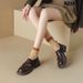 Soft High-End Loafers For Women, Spring And Autumn Thick-Soled Slip-On Lazy JK British Style Small Leather Shoes, Chunky_vogvips.com