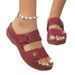2025 New Summer Slope Heel Wide Strip Large Shake Line Beach Women's Shoes_vogvips.com
