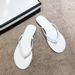 Pure Original 2025 Spring Summer New Niche Design Non-Slip Minimalist Outdoor Toe Clip Flip-Flops Women Soft Beach_vogvips.com