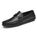 Loafers Men's Leather Shoes Loafers Doudou Shoes Plaid_vogvips.com
