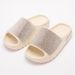Summer Diamond-encruted Thick-oled Flip-flop For To Wear On The Outide Are Fahionable And Anti-lip Home Women_vogvips.com