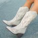 Women Boots Knee High Boots Heel Boots Women Ankle Boots Autumn Winter Short Boots Autumn Winter New Plus Size Embroidered Knight Long Mid Heel Women_vogvips.com