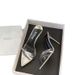 Outdoor Slipper 2025 Summer New Pointed Toe Metal Buckle One-Strap Sandal Women' Thin Heel Tranparent Sexy High_vogvips.com