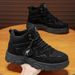 Large Size Autumn And Winter High-Top Retro British Style Martin Boots Men's Outdoor Leisure Work Shoes Trendy Sneakers_vogvips.com