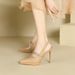 1088-16 Rhinestone One-Strap Heel Sandals For Women Pointed Toe Stiletto Waterproof Platform Single Shoes Backless_vogvips.com