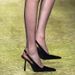 High Heels 2025 New Style Thin Heel Black Patent Leather Sexy Outdoor Closed Toe Backless Fashion Sandals For Women_vogvips.com