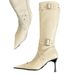 Pointed Toe Women 2024 Autumn Winter New Over-the-Knee Long Thin Heel High Tube Riding Boots_vogvips.com