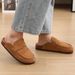Litfun New Women Clogs For Women Fashion Cork Suede Mules Slipper Classic Cork Antislip For Outdoor Slippers With Arch Support_vogvips.com