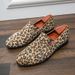 Unbeatable Quality Unbeatable Quality Pattern Plus Size Shoe Style Leopard Print Loafers Korean Version Fashionable Lazy Shoes_vogvips.com