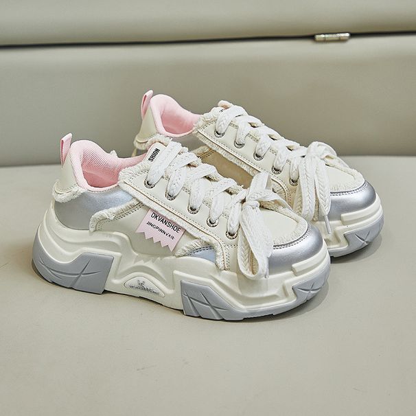 Ins Korean Style New Dad For Women 2025 Spring Student Sports Running Shoes Casual Thick Sole Height Increasing C-5503_vogvips.com