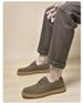 Color Polish Men's Casual Matte Board Shoes One-pedal Loafers Sports Single Shoes Men's Shoes Retro Leather Shoes Men's_vogvips.com
