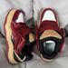 Retro Trendy Versatile Casual Sneakers Women's Breathable Mesh Round Toe Cow Suede Upper Med Heel Street Style Shoes_vogvips.com
