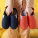 Women's Men's Thick Soft Bottom Home Household Plush Anti-slip Thermal Slippers Indoor Winter_vogvips.com