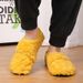 Women's Shoes Cozy Couple Slippers For Indoor Wear - Unisex Soft Fleece Lined House Shoes With Non-Slip Rubber Sole, Warm & Breathable_vogvips.com