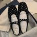 VeL Vet Version~French-Style Rhinestone Double Buckle Mary Jane Women's 2026 New Model Round Toe Shallow Retro Ballet_vogvips.com