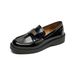 High-end Loafers Women's Platform New Temperament Retro British Small Leather Shoes_vogvips.com