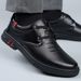 Euro Step 【100% Genuine Leather】Special Offer Suit Thick Sole Authentic Leather Men's Dad Shoes_vogvips.com