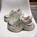 Women's Casual Sneakers With 7cm Platform Height - Retro Chunky Dad Shoes For Spring & Fall, Lightweight & Comfortable, Breathable Upper, Rubber Sole_vogvips.com