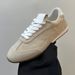 Unisex Casual Women's Suede Leather Lace-up Men's Sneakers Spring Autumn Round Toe Walking Shoes Lover's Man Woman_vogvips.com