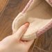 Cotton Women In Autumn Winter, Slip 2025 New Indoor Home Use, Warm And Anti Slip, Couple's Poop Feeling Slippers For Men_vogvips.com