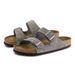 Shoes Cowhide Men Women Cork Sandals Unisex Soft Sole Double Buckle One-Strap Outdoor Genuine Leather_vogvips.com