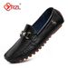 YRZL Men's Handmade PU Leather Casual Driving Flats Slip-on Urious Comfortable Mocasines White Loafer Shoes Men_vogvips.com