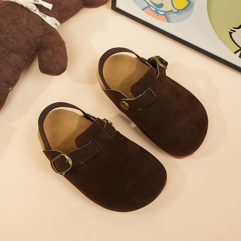 Breathable Linen House Slippers – Soft Memory Foam Insole, Non-Slip Rubber Sole For Indoor/Outdoor (Unisex, Kids & Adults, Beige & Dark Brown)_vogvips.com