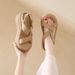Fashion Increases Foreign Style With Skirt Roman Sandals Women's Platform Temperament Beach Shoes_vogvips.com