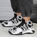 Autumn Winter Men's Celebrity Style Basketball Lightweight Soft Sole Combat Boots Sports Casual Shoes Student Sneakers_vogvips.com