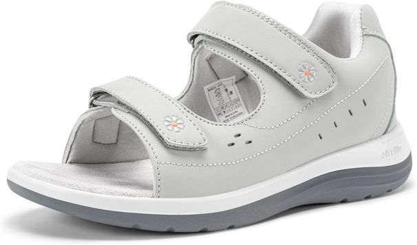 FitVille Diabetic For Women Wide Width Open Toe Orthopedic Summer Sandals With Adjustable Straps &Arch Support_vogvips.com