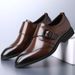 Milden 5508 Cross-Border Slip-On Casual Leather For Men Bucle Color-Changing Embroidered Men's Shoes Size 38-48 In_vogvips.com