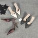 Women's Closed-Toe Block Heel Sandals - Chic Pointed-Toe Mule Slides For Fall Stiletto Heel, Closed Toe High Heels, No Exposing Toes_vogvips.com