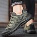 Summer Thick Sole Breathable Wear-resistant Men's Fashion Outdoor Sports Hiking Worksite Safety Trendy Shoes_vogvips.com