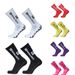 Sport Socks Colorful Football Socks With Shock Absorption And Non Slip Towel Sole, Thickened Mid Tube Non Slip Socks, Breathable Long Sports Socks_vogvips.com