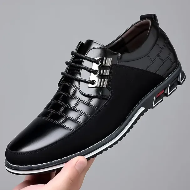 2024 Autumn Business Casual Shoes For Men Trend Classic Leather Shoes Outdoor Men Sneakers Sewing Breathable Men's Dress_vogvips.com