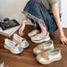 Thick-soled Heightening Single Shoes Women's Heightening Breathable Velcro Sports And Leisure Shoes_vogvips.com