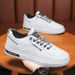 Step On New Spring Trend Breathable Board Men's Casual Leather Versatile White Trendy Shoes_vogvips.com